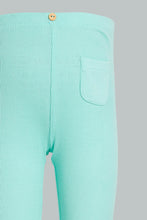 تنزيل الصورة على معرض الصور، Redtag-Mint-Solid-Ribbed-Legging-Leggings-Infant-Girls-3 to 24 Months