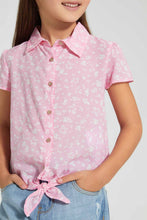 Load image into Gallery viewer, Redtag-Pink-Printed-Blouse-Blouses-Girls-2 to 8 Years