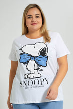 تنزيل الصورة على معرض الصور، Redtag-Character-T-Shirt-Colour:White,-Filter:Plus-Size,-LDP-T-Shirts,-New-In,-New-In-LDP,-Non-Sale,-S22A,-Section:Women,-TBL-Women's-