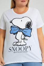 تنزيل الصورة على معرض الصور، Redtag-Character-T-Shirt-Colour:White,-Filter:Plus-Size,-LDP-T-Shirts,-New-In,-New-In-LDP,-Non-Sale,-S22A,-Section:Women,-TBL-Women's-