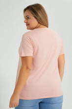 تنزيل الصورة على معرض الصور، Redtag-Character-T-Shirt-Colour:Pink,-Filter:Plus-Size,-LDP-T-Shirts,-New-In,-New-In-LDP,-Non-Sale,-S22A,-Section:Women,-TBL-Women's-