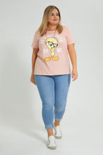 تنزيل الصورة على معرض الصور، Redtag-Character-T-Shirt-Colour:Pink,-Filter:Plus-Size,-LDP-T-Shirts,-New-In,-New-In-LDP,-Non-Sale,-S22A,-Section:Women,-TBL-Women's-