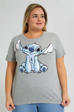 تنزيل الصورة على معرض الصور، Redtag-Character-T-Shirt-Colour:Grey,-Filter:Plus-Size,-LDP-T-Shirts,-New-In,-New-In-LDP,-Non-Sale,-S22A,-Section:Women,-TBL-Women's-
