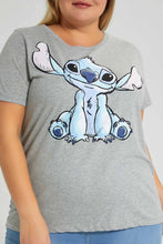 تنزيل الصورة على معرض الصور، Redtag-Character-T-Shirt-Colour:Grey,-Filter:Plus-Size,-LDP-T-Shirts,-New-In,-New-In-LDP,-Non-Sale,-S22A,-Section:Women,-TBL-Women's-