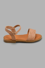 تنزيل الصورة على معرض الصور، Redtag-San-Braided-Strap-Sandal-Slingbacks-Girls-3 to 5 Years