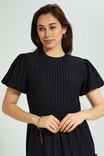 Load image into Gallery viewer, Redtag-Green-Tiered-Rib-Dress-Dresses-Women's-