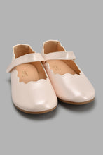 Load image into Gallery viewer, Redtag-Pink-Velcro-Strap-Ballerina-Ballerinas-Girls-3 to 5 Years