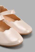 Load image into Gallery viewer, Redtag-Pink-Velcro-Strap-Ballerina-Ballerinas-Girls-3 to 5 Years