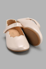 Load image into Gallery viewer, Redtag-Pink-Velcro-Strap-Ballerina-Ballerinas-Girls-3 to 5 Years