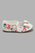 Load image into Gallery viewer, Redtag-White-Floral-Print-Ballerina-Ballerinas-Girls-3 to 5 Years