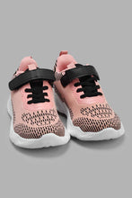 تنزيل الصورة على معرض الصور، Redtag-Pink-Velcro-Strap-Trainer-Sneakers-Girls-3 to 5 Years