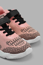 تنزيل الصورة على معرض الصور، Redtag-Pink-Velcro-Strap-Trainer-Sneakers-Girls-3 to 5 Years
