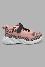 تنزيل الصورة على معرض الصور، Redtag-Pink-Velcro-Strap-Trainer-Sneakers-Girls-3 to 5 Years