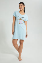 تنزيل الصورة على معرض الصور، Redtag-Allover-Printed/Placement-Printed-Nightshirt-(2-Pack)-Colour:Assorted,-Filter:Women's-Clothing,-New-In,-New-In-Women,-Non-Sale,-S22A,-Section:Women,-Women-Nightshirts-Women's-
