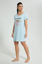 تنزيل الصورة على معرض الصور، Redtag-Allover-Printed/Placement-Printed-Nightshirt-(2-Pack)-Colour:Assorted,-Filter:Women's-Clothing,-New-In,-New-In-Women,-Non-Sale,-S22A,-Section:Women,-Women-Nightshirts-Women's-