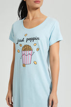تنزيل الصورة على معرض الصور، Redtag-Allover-Printed/Placement-Printed-Nightshirt-(2-Pack)-Colour:Assorted,-Filter:Women's-Clothing,-New-In,-New-In-Women,-Non-Sale,-S22A,-Section:Women,-Women-Nightshirts-Women's-