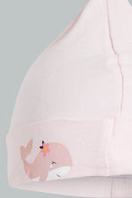 تنزيل الصورة على معرض الصور، Redtag-Pink-Best-Fins-Ever-2-Pack-Hats-Hats-Baby-0 to 12 Months