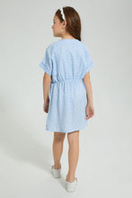 تنزيل الصورة على معرض الصور، Redtag-Printed-Shirt-Dress-Colour:Blue,-Filter:Girls-(2-to-8-Yrs),-Girls-Dresses,-New-In,-New-In-GIR,-Non-Sale,-S22B,-Section:Kidswear-Girls-2 to 8 Years