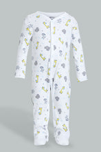 تنزيل الصورة على معرض الصور، Redtag-Blue-And-Yellow-Little-Dream-Lover-3-Piece-Pack-L-Sleepsuits-Baby-0 to 12 Months