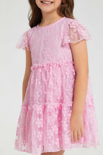 تنزيل الصورة على معرض الصور، Redtag-Lace-Dress-Colour:Pink,-Filter:Girls-(2-to-8-Yrs),-Girls-Dresses,-New-In,-New-In-GIR,-Non-Sale,-S22B,-Section:Kidswear-Girls-2 to 8 Years