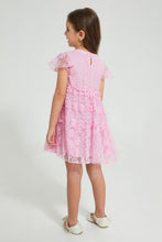تنزيل الصورة على معرض الصور، Redtag-Lace-Dress-Colour:Pink,-Filter:Girls-(2-to-8-Yrs),-Girls-Dresses,-New-In,-New-In-GIR,-Non-Sale,-S22B,-Section:Kidswear-Girls-2 to 8 Years