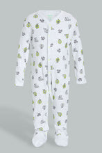 Load image into Gallery viewer, Redtag-Grey-And-Neon-Lion-3-Piece-Pack-Bodysuit-Sleepsuits-Baby-0 to 12 Months