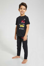 تنزيل الصورة على معرض الصور، Redtag-Yellow-And-Navy-4-Piece-Pack-Vehide-Print-Pyjama-Set-Pyjama-Sets-Boys-2 to 8 Years