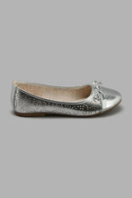 تنزيل الصورة على معرض الصور، Redtag-Silver-Laser-Floral-Ballerina-Ballerinas-Senior-Girls-5 to 14 Years
