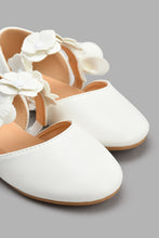 تنزيل الصورة على معرض الصور، Redtag-White-Floral-Trim-Ballerina-Ballerinas-Girls-3 to 5 Years