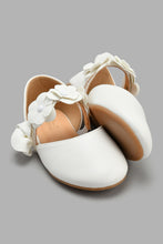 تنزيل الصورة على معرض الصور، Redtag-White-Floral-Trim-Ballerina-Ballerinas-Girls-3 to 5 Years