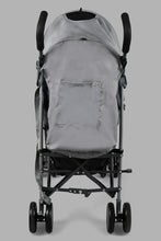 تنزيل الصورة على معرض الصور، Redtag-Grey-Baby-Stroller-Zebra-Prints-Stroller-New-Born-Baby-