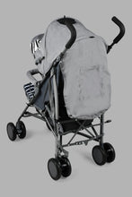 تنزيل الصورة على معرض الصور، Redtag-Grey-Baby-Stroller-Zebra-Prints-Stroller-New-Born-Baby-