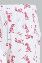 تنزيل الصورة على معرض الصور، Redtag-4-Piece-Pack-Dinosaur-Print-Pyjama-Set-Pyjama-Sets-Boys-2 to 8 Years