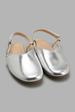 Load image into Gallery viewer, Redtag-Silver-Slingback-Slingbacks-Senior-Girls-5 to 14 Years