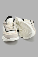 Load image into Gallery viewer, Redtag-Cream-Multi-Piece-Chunky-Trainer-Sneakers-Senior-Girls-5 to 14 Years