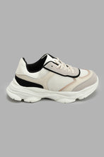 Load image into Gallery viewer, Redtag-Cream-Multi-Piece-Chunky-Trainer-Sneakers-Senior-Girls-5 to 14 Years