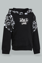 Load image into Gallery viewer, Redtag-Black-Hoody-Tricot-Jogging-Suits-Sets-Infant-Boys-3 to 24 Months