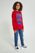 تنزيل الصورة على معرض الصور، Redtag-Red-Under-Pressure-T-Shirt-Graphic-Prints-Senior-Boys-9 to 14 Years