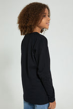 تنزيل الصورة على معرض الصور، Redtag-Black-Glass-Always-Full-T-Shirt-Graphic-Prints-Senior-Boys-9 to 14 Years