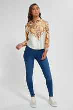 Load image into Gallery viewer, Redtag-Placement-Print-Shirt-Blouses-Women's-0