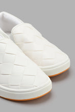 Load image into Gallery viewer, Redtag-White-Woven-Slip-On-Slip-Ons-Boys-3 to 5 Years
