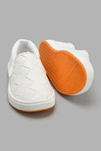 Load image into Gallery viewer, Redtag-White-Woven-Slip-On-Slip-Ons-Boys-3 to 5 Years