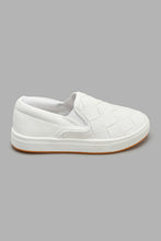 Load image into Gallery viewer, Redtag-White-Woven-Slip-On-Slip-Ons-Boys-3 to 5 Years