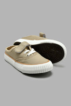 Load image into Gallery viewer, Redtag-Taupe-Velcro-Mule-Mules-Boys-3 to 5 Years