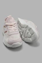 Load image into Gallery viewer, Redtag-Pale-Pink-Flyknit-Trainer-Sneakers-Senior-Girls-5 to 14 Years