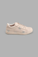 Load image into Gallery viewer, Redtag-Pale-Pink-Star-Print-Sneaker-Colour:Pink,-Filter:Girls-Footwear-(5-to-14-Yrs),-GSR-Trainers,-New-In,-New-In-GSR-FOO,-Non-Sale,-S22B,-Section:Kidswear-Senior-Girls-5 to 14 Years