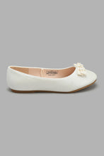 تنزيل الصورة على معرض الصور، Redtag-White-Bow-Trim-Ballerina-Ballerinas-Senior-Girls-5 to 14 Years
