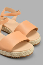 تنزيل الصورة على معرض الصور، Redtag-Beige-Espadrilles-Sandal-Sandals-Senior-Girls-5 to 14 Years