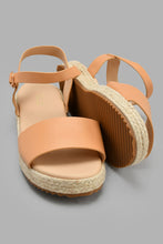 تنزيل الصورة على معرض الصور، Redtag-Beige-Espadrilles-Sandal-Sandals-Senior-Girls-5 to 14 Years