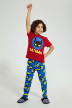 تنزيل الصورة على معرض الصور، Redtag-Red-Batman-Longpant-Set-Sets-Boys-2 to 8 Years